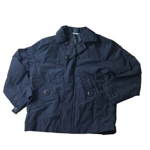 Polo Ralph Lauren Zip Button Boy Field Jacket Collared Long Sleeve Navy Blue S